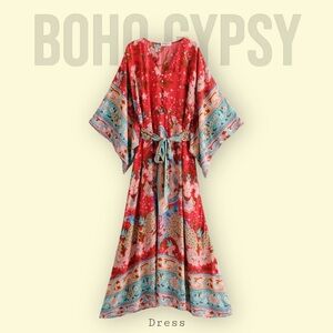 Boho Gypsy dress kimono style​​